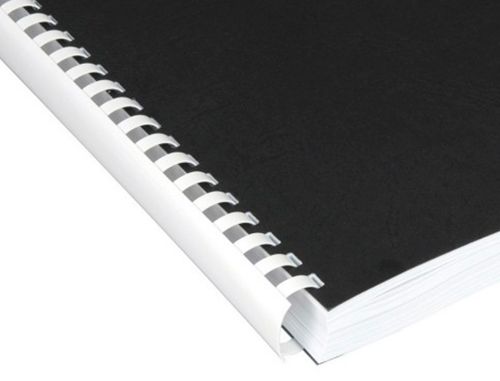 Espiral q-connect redonda 22 mm plastico branco capacidade 200 folhas caixa de 50 unidades , Q-connect , 63444 , 5705831321175